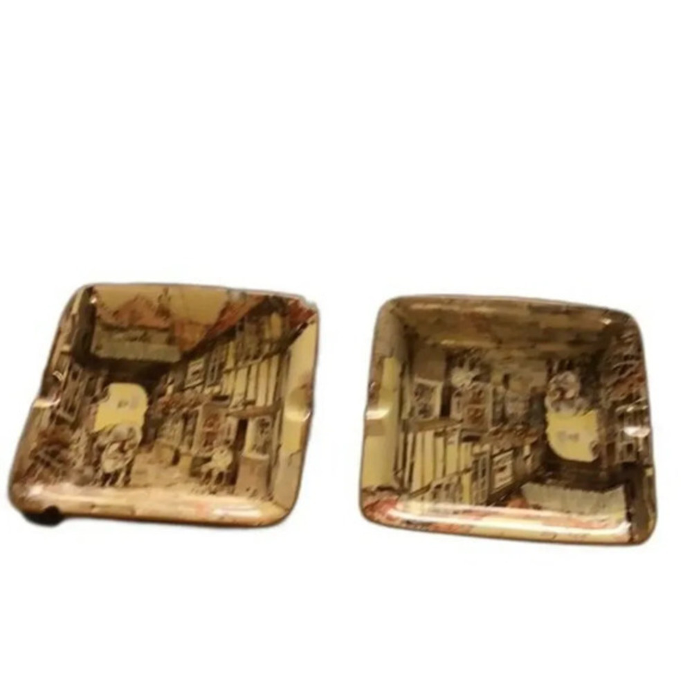 2 New Hall Hanley ashtrays made‎ in England
